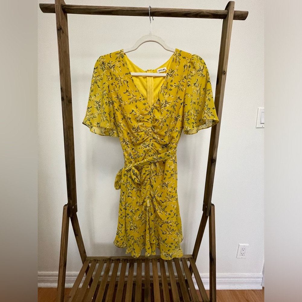 Yellow summer dress